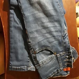 Wax Button Fly Size 1 Junior Woman Jean